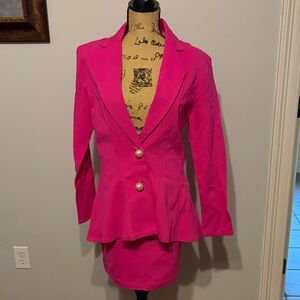 Elegant Pink Women's Blazer